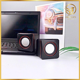 Mua Bộ 2 loa vi tính  loa máy tính mini  Loa Loa vi tính mini 101Z Led âm thanh cực chất cho PC 