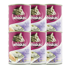 6 Hộp Thức Ăn Cho Mèo Pate Whiskas (400g/ Hộp)