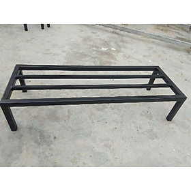 Mua Kệ thép kê chậu cây Dài 70cm. Rộng 25cm. Cao 15cm. 4 chân.2 nan phụ. Hộp thép 2x2cm