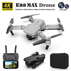 Mua Máy bay flycam mini E88 Max với 2 camera HD 4K truyền ảnh trực tiếp về điện thoại cân bằng độ cao ổn định khi bay