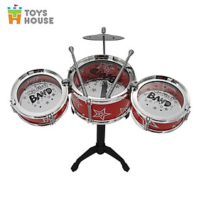 Đồ chơi hướng nghiệp - Bộ trống Jazz Drum cho bé Toyshouse - Nhạc cụ, âm nhạc cho bé yêu