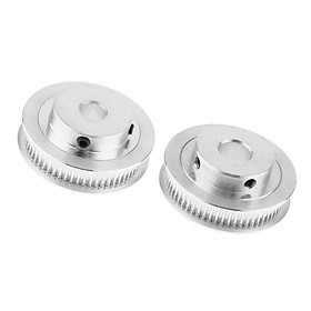2PCS GT2 60 Teeth Timing Belt Pulley 3D Printer Parts 8mm+10mm Inner Hole High Transmission Accuracy