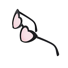 Love Heart Shape Sun Glasses Cute Eyewear for Women Girls Shopping Travel Party Accessories