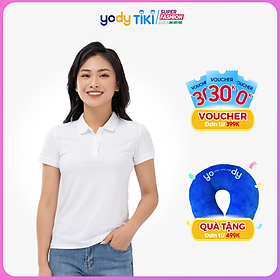 Áo Polo Nữ Coolmax YODY, Áo Cộc Tay Có Cổ Phối Bo Siêu Mát APN5320