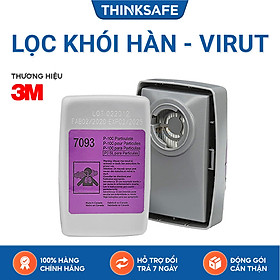 Mua Mặt nạ phòng dịch 3M chính hãng Thinksafe  tiêu chuẩn N95  P100  phòng dịch  lọc bụi mịn pm2  bảo vệ hô hấp - 6200/7093
