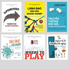 Hình ảnh sách SÁCH -Where to play, Lãnh đạo & Văn hóa,Truyền thông nội bộ, Tái tạo tổ chức, Công ty vĩ đại, SUPERBOSSES (Bộ)