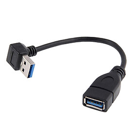 Data Sync 90° USB 3.0 Down Angled Adapter Cable   to Female A