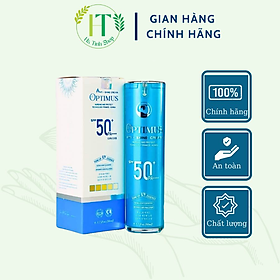 Kem Chống Nắng Thanh Mộc Hương Optimus Anti Shine Chống Trôi Nâng Tone Bảo Vệ Da SPF50+ PA++++ 50ml