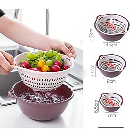 Mua Bộ rổ thau 6 móc tiện lợi ( TẶNG MÓC KHÓA GỖ)