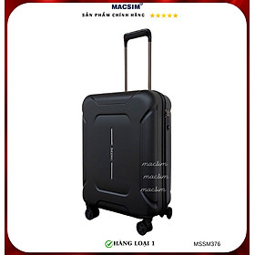 Vali cao cấp Macsim Smooire MSSM376 cỡ 20 inch màu đen - Hàng loại 1