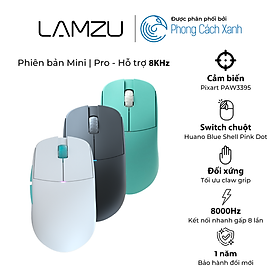 Mua Chuột không dây siêu nhẹ Lamzu Atlantis Mini Pro - Hỗ trợ 8KHz - Hàng Chính Hãng
