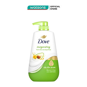 Sữa Tắm Serum Dove Dầu Bơ & Hoa Cúc Invigorating 500g