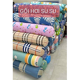 GỐI ÔM BÔNG GÒN CAO CẤP COTTON 100%, TẶNG 1 ÁO GỐI KÈM THEO, CÓ KHÓA KÉO, KÍCH THƯỚC 35X100cm