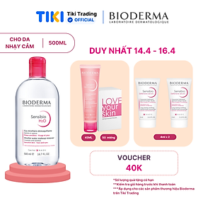 Nước tẩy trang Công Nghệ Micella Bioderma Sensibio H2O