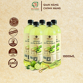 Combo 05 Nước lau sàn nhà tinh dầu sả hữu cơ đuổi muỗi, khử mùi, diệt khuẩn