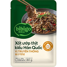 Xốt Ướp Thịt Bulgogi – Vị truyền thống Bibigo 80g