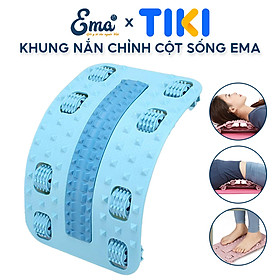 Khung nắn chỉnh cột sống lưng Ema loại cao cấp chịu tải 100kg - Giúp giảm đau mỏi, thư giãn cột sống vùng thắt lưng