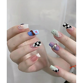 NAILBOX _MẪU NAIL THIẾT KẾ TẶNG KÈM KEO DŨA [ NAIL 504 ] có nhận làm theo yêu cầu  Sao chép