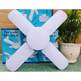 Mua Bóng Đèn Led Hình 4 Cánh Quạt 75W Có Thể Gấp Gọn  Ánh Sáng Trắng Tiết Kiệm Điện  Sử Dụng Chiếu Sáng Sinh Hoạt Và Trang Trí