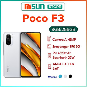 Điện Thoại Thông Minh Xiaomi Poco F3 8GB l 256GB - Hàng Chính Hãng