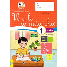 Tự Tin Vào Lớp 1 - Vở Ô Li Có Mẫu Chữ 1 Quyển 2 (ND) 