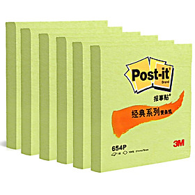 Giấy Ghi Chú 3M 654P-GR