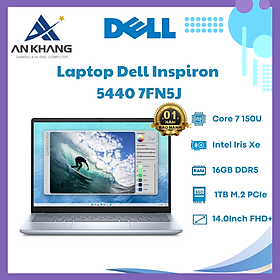 Mua Laptop Dell Inspiron 5440 7FN5J (Core 7 150U/ 16GB/ 1TB SSD/ 14 inch FHD+/ Win 11/ Office/1Y) - Hàng Chính Hãng - Bảo Hành 12 Tháng