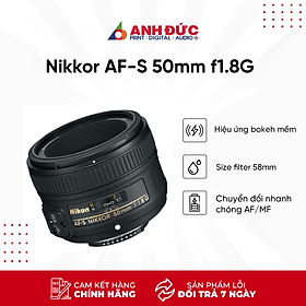 Mua Ống kính Nikon AF-S 50mm f1.8G - Hàng chính hãng