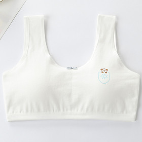 Áo lá học sinh cấp 1 cấp 2 cấp 3 có mút mỏng chất cotton mềm mại thoáng mát Lá Bralette A31
