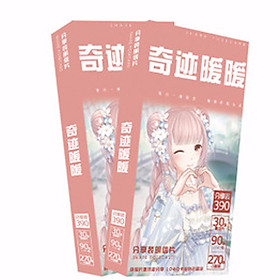 Hộp ảnh Postcard Ngôi sao thời trang 238 hình trái tim Miracle Nikki thiết kế độc đáo