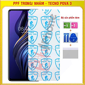 Mua Dán dẻo PPF loại trong và nhám cho mặt trước  sau Tecno Pova 3