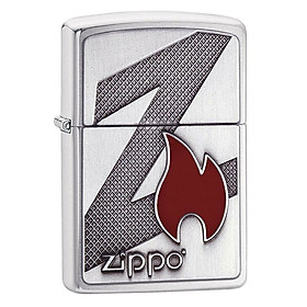 Bật Lửa Zippo 29104 - Bật Lửa Zippo Z Flame Brushed Chrome