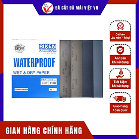 Mua 5 Tờ Giấy Nhám Nước RIKEN C35P Nhật Bản P1000-1200-1500-2000-2500 Chính Hãng