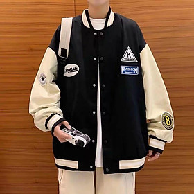 Áo Khoác Dù Bomber Nam Nữ In Logo FASHION Varsity Trẻ Trung,Chất Liệu Vãi Dù 2 Lớp Mát Mẻ Phối Màu Cực Đẹp