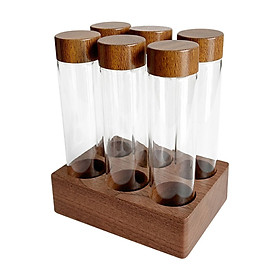 Coffee Beans Storage Containers Dosing Coffee Bean Storage Tube Clear Empty Coffee Beans Cellar Tubes for Kitchen Countertop Bar