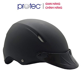 Mũ Bảo Hiểm Nửa Đầu Không Kính Protec VIC, Thời Trang, An Toàn, Chắc Chắn - Hàng chính hãng