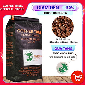 Cà Phê Hạt Robusta Buôn Mê Thuột Nguyên Chất 100% - CoffeeTree - 1Kg