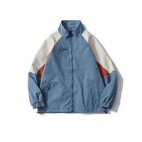 Áo Khoác Phối 2 Màu Nam Nữ Cao Cấp  Áo Khoác thể thao  áo khoác gió cổ cao unisex, Áo khoác gió học sinh kiểu Unisex cổ đứng vải dù 2 lớp phối màu độc
