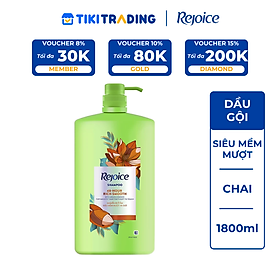 Dầu Gội Rejoice Siêu Mượt Chai 1800ML