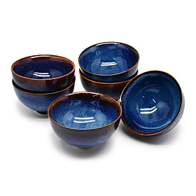 Mua Bộ 06 Chén cơm D11 Đông Gia - xanh sóng biển 8094 (Đồ dùng phòng ăn)