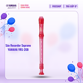 Mua Sáo dọc Recorder Soprano Rainbow YAMAHA YRS-20BP kèm túi đựng - Tiêu chuẩn giáo dục quốc tế