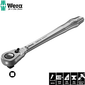 Cần xiết tròng cóc 3/8", 8004 B Zyklop Metal Ratchet với cần gạt trái và phải Wera 05004034001
