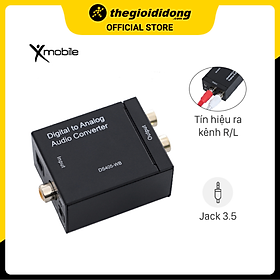 Mua Bộ Adapter chuyển Optical - RCA Audio Xmobile DS405-WB Đen - Hàng chính hãng