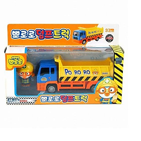 ĐỒ CHƠI PORORO XE TẢI TỰ ĐỔ METAL DUMP TRUCK - CHÍNH HÃNG HÀN QUỐC