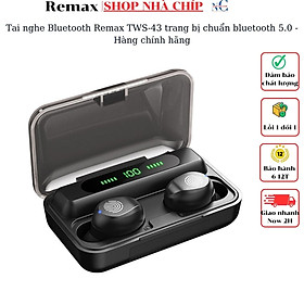 Mua Tai nghe Bluetooth Remax TWS-43 trang bị chuẩn bluetooth 5.0 - Hàng chính hãng