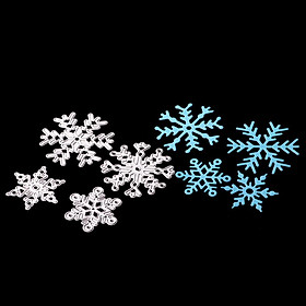 3-4pack 4 Pieces Snowflake Shape Metal Cutting Dies for Christmas XMAS Card