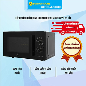 Mua Lò vi sóng có nướng Electrolux EMG23K22B 23 lít - Hàng Chính Hãng
