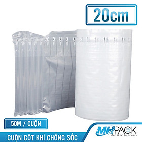 Cột khí chống sốc đệm hơi cuộn khổ 20cm dài 50m gói hàng bóng khí bọc hàng inflatable túi khí chèn hàng-MHPACK