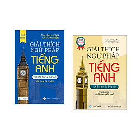 Combo 2 cuốn : giải thích ngữ pháp tiếng anh + giải thích ngữ pháp tiếng anh
