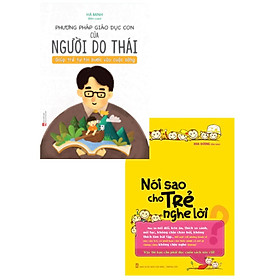 Hình ảnh sách Combo 2 Cuốn Sách Nuôi Dạy Con: Phương Pháp Giáo Dục Con Của Người Do Thái + Nói Sao Cho Trẻ Nghe Lời (Tặng Bookmark)